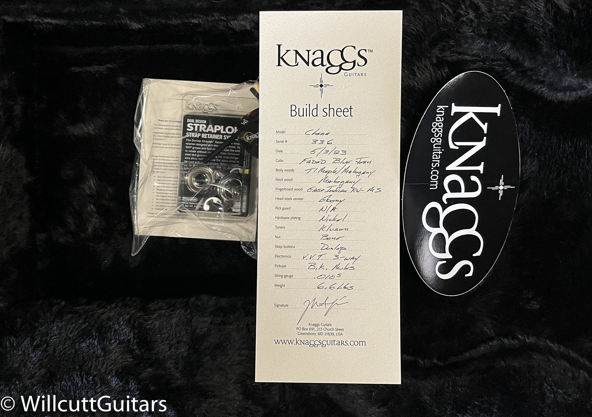 Knaggs Influence Chena Faded Blue Jean T1 Top (336)