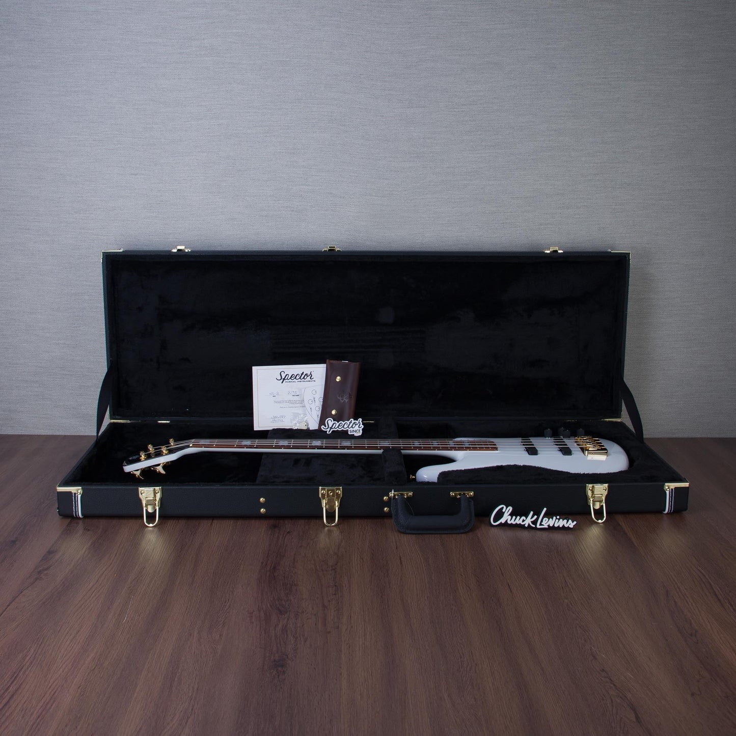 Spector USA Custom NAMM 2026 NS-2 Kramer Era Electric Bass Guitar - White - #2195