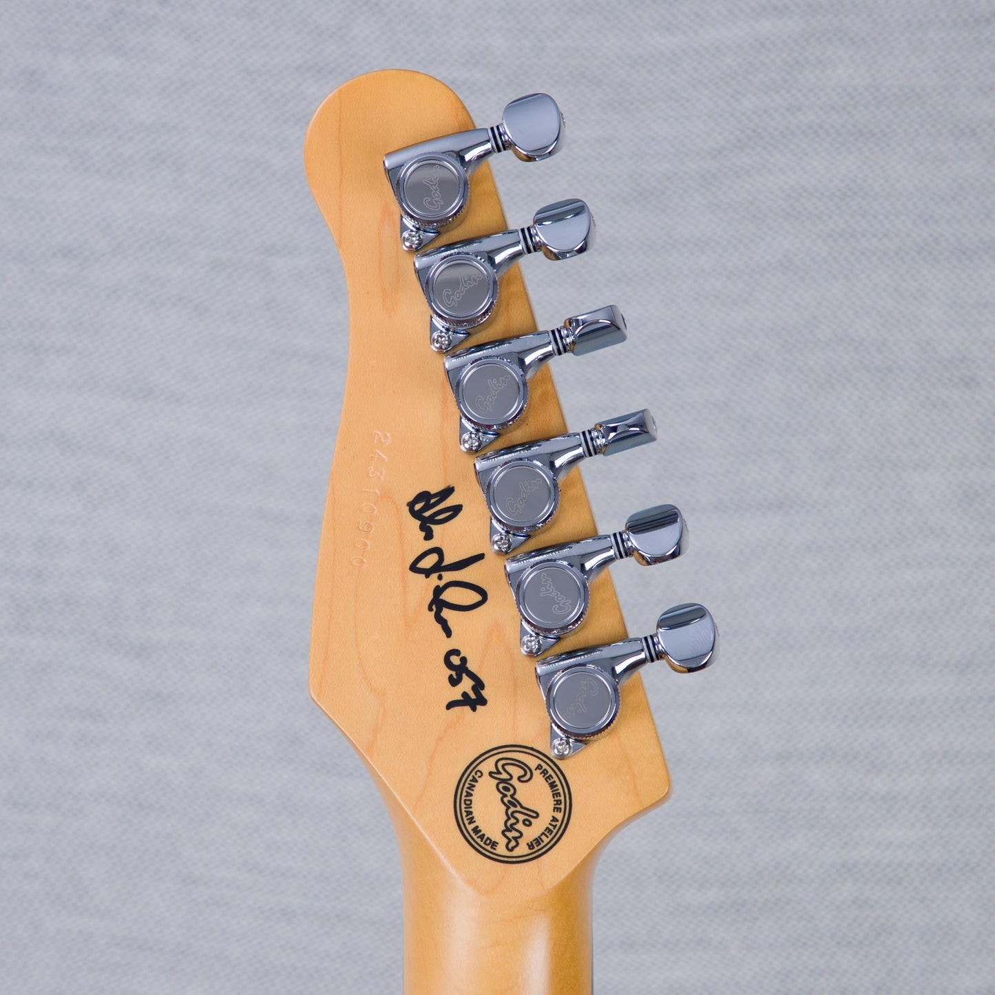 Lerxst Grace Alex Lifeson Signature Electric Guitar with Vega Trem Signed - Red - #24310900