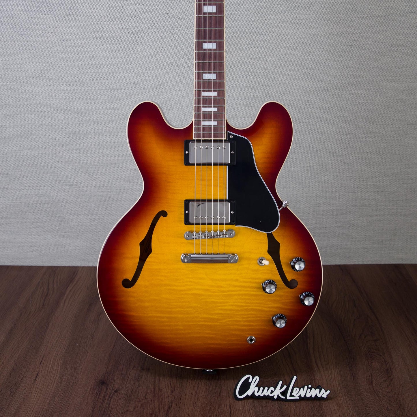 Gibson ES-335 Figured Semi-Hollow Guitar - Iced Tea - #211850117