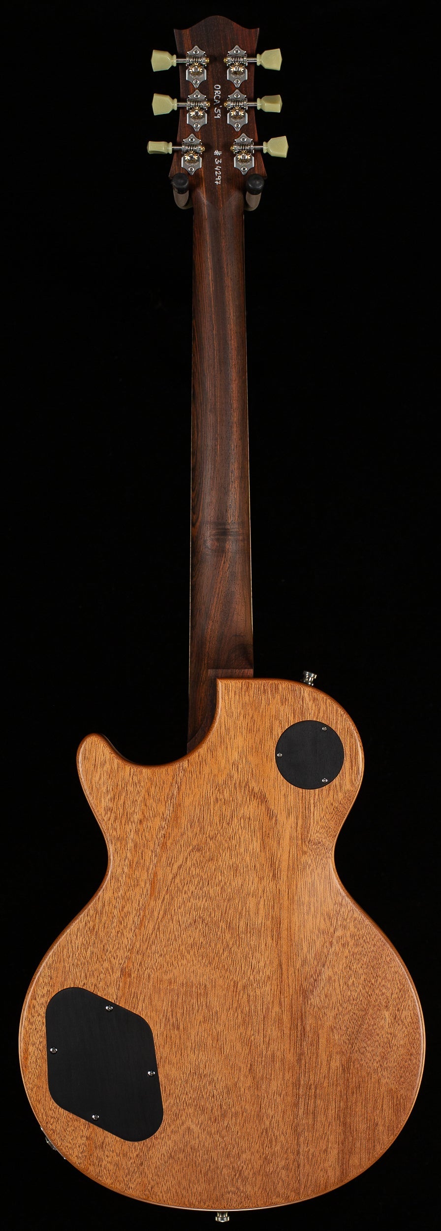 Nik Huber Orca 59 Rusty Petrol Blue Brazilian Neck (297)