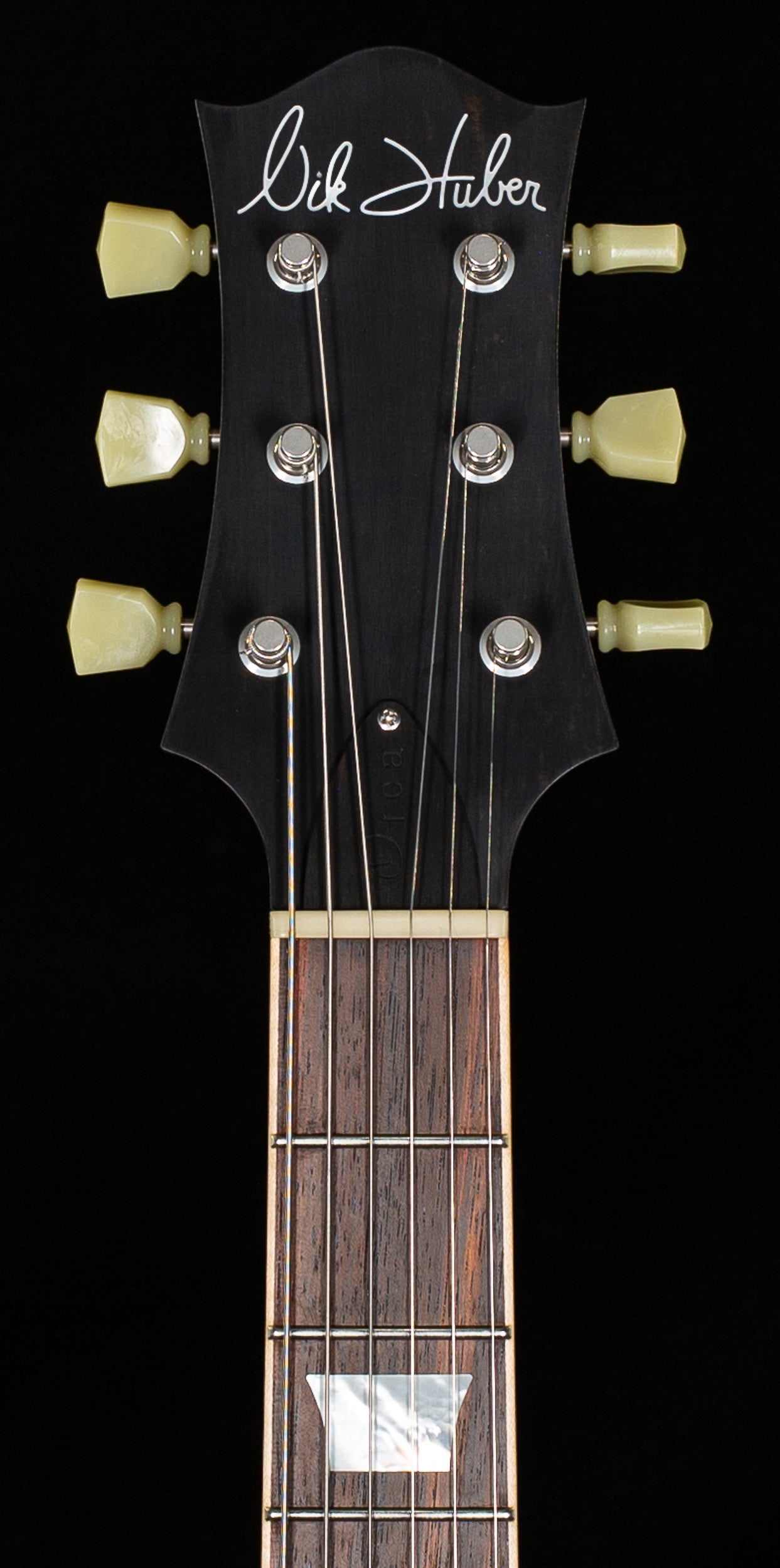 Nik Huber Orca 59 Rusty Petrol Blue Brazilian Neck (297)