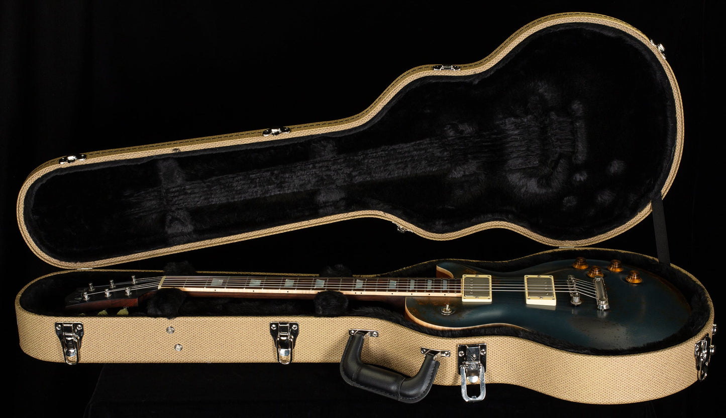 Nik Huber Orca 59 Rusty Petrol Blue Brazilian Neck (297)
