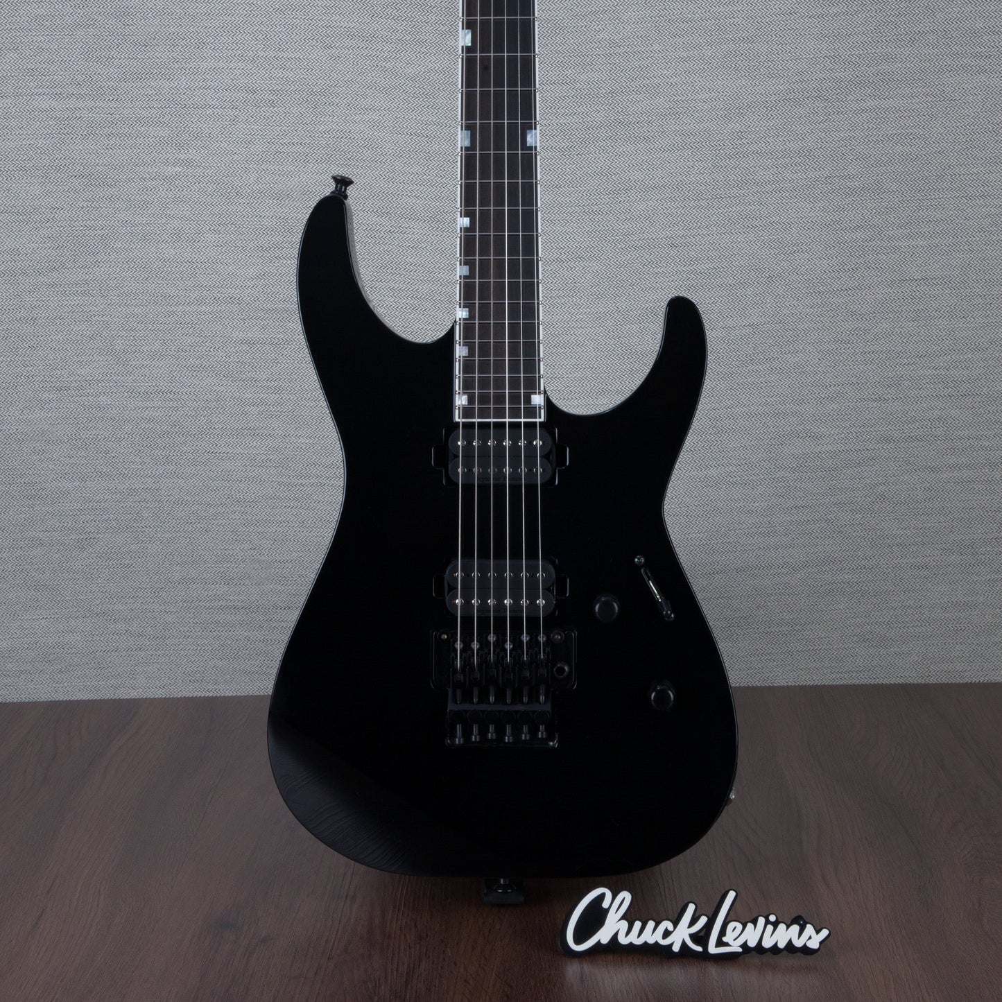 ESP USA M-II NTB FR Electric Guitar - Black - #US24465
