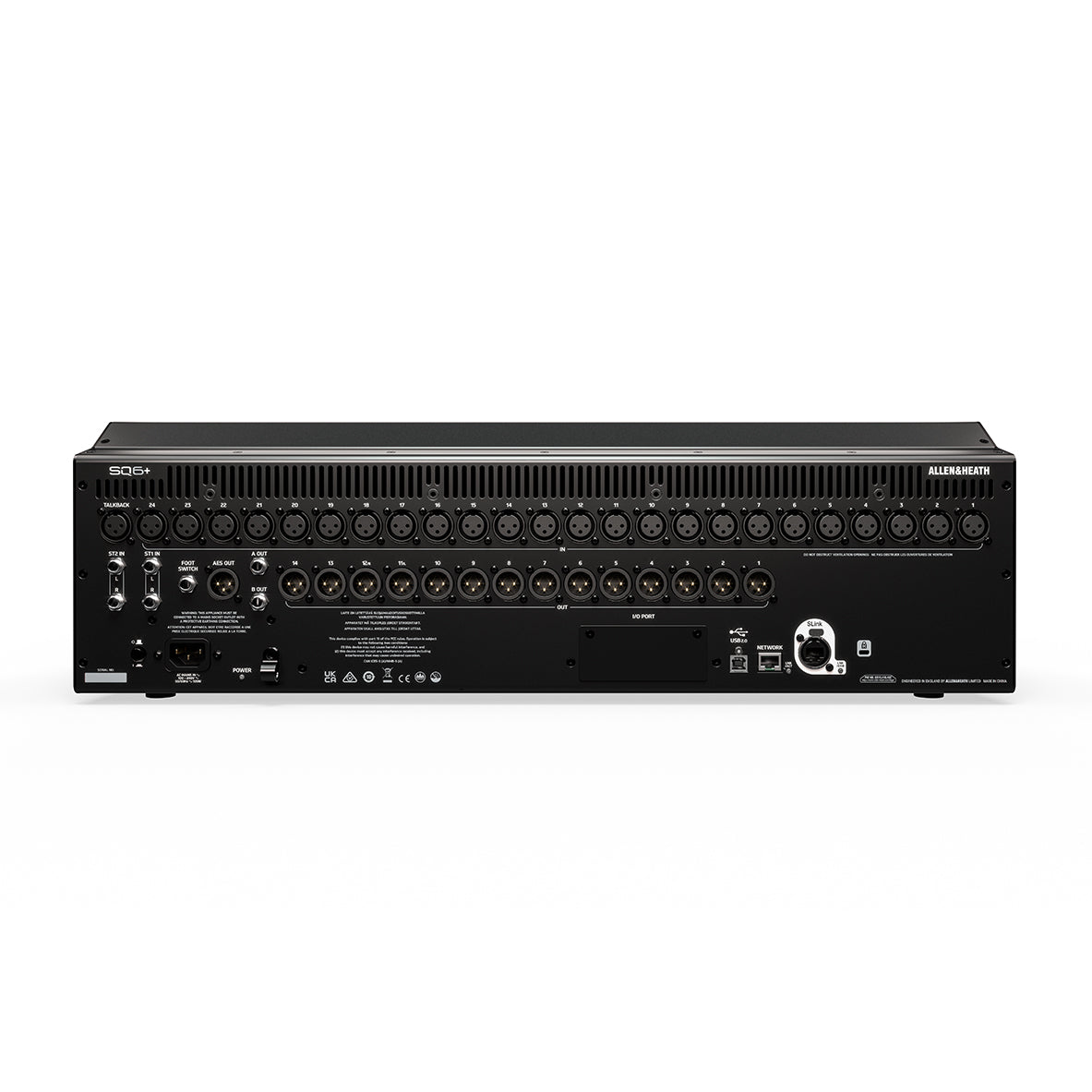 Allen & Heath SQ6+ RackUltra FX Enabled 48-channel Digital Mixer with DEEP Processing
