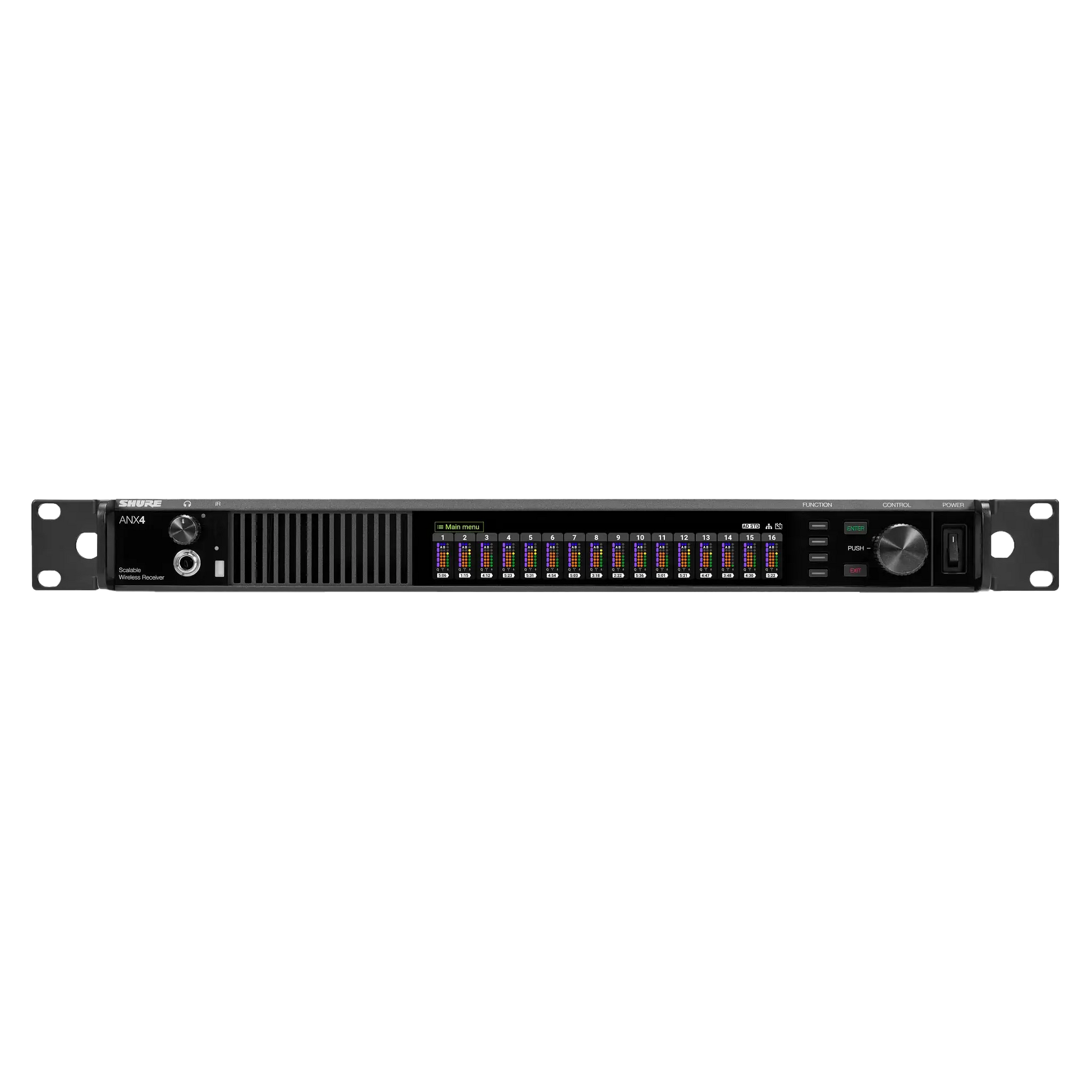Shure ANX4 Scalable Wireless Receiver for Axient Digital and ULX-D Systems