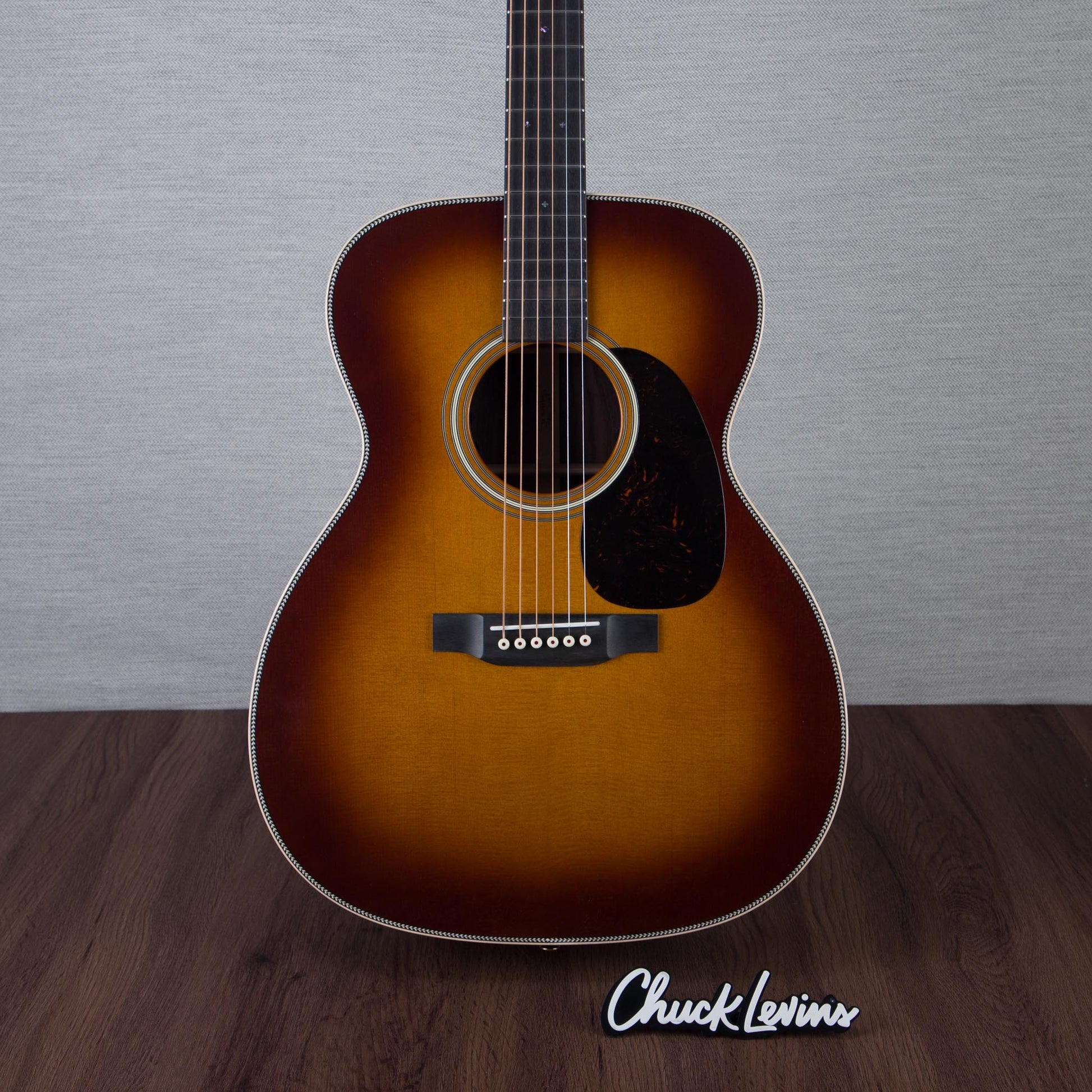 Martin NAMM 2024 Custom Shop M/0000 Style Wild Grain East Indian Rosewood/Sitka Spruce Fishman Matrix VT Acoustic Electric Guitar - Ambertone 1933 - #M2875427 - Mint, Open Box