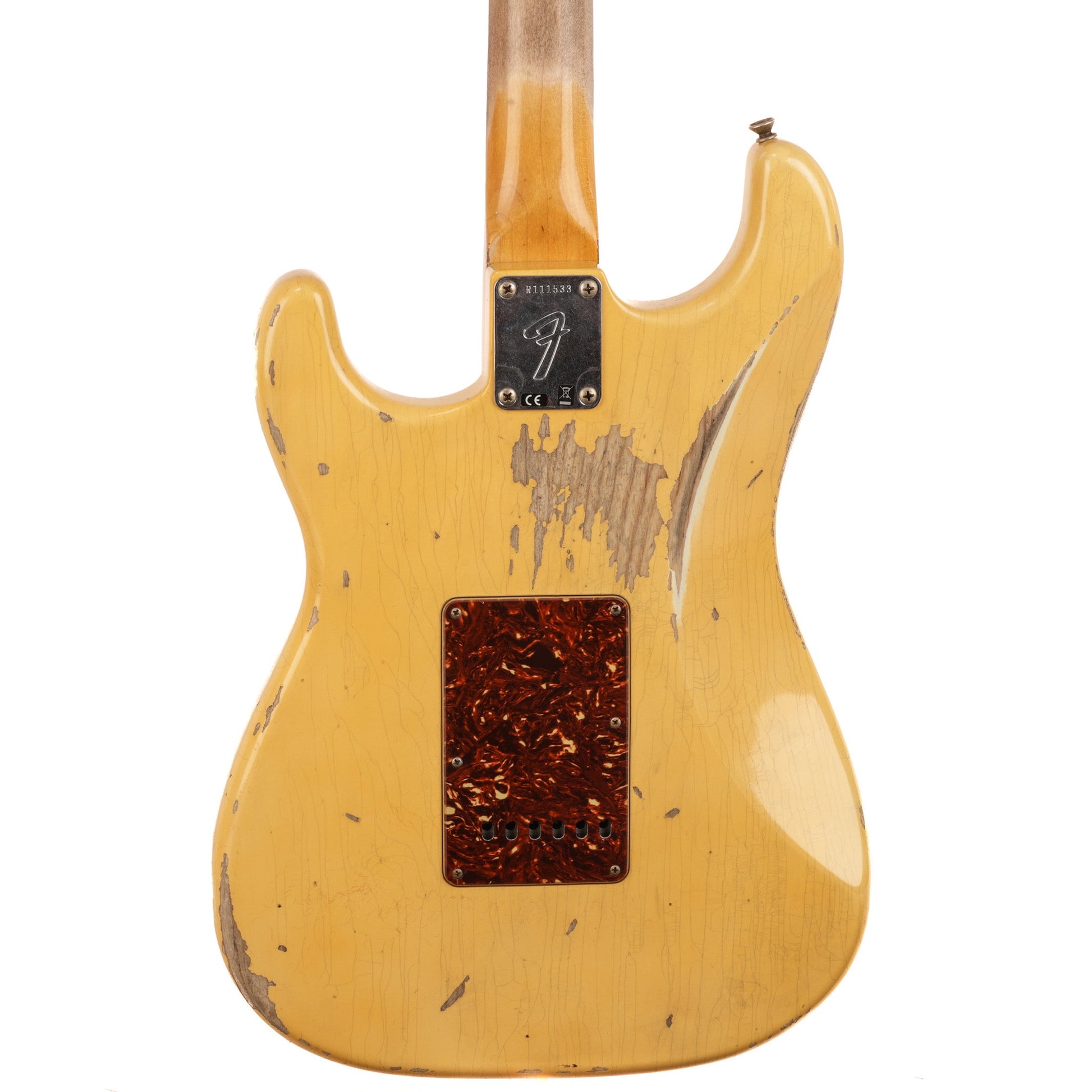 Fender Custom Shop 1969 Stratocaster Heavy Relic Guitar - Aged Vintage White - CHUCKSCLUSIVE - #R111533