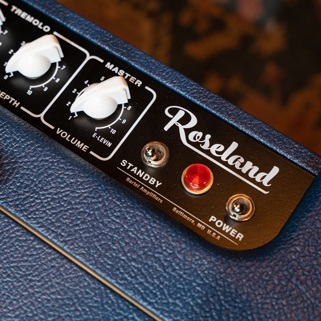 Bartel Roseland 45-Watt 1x12 Guitar Combo Amplifier with Footswitchable Boost in Blue Tolex - CHUCKSCLUSIVE 65th Anniversary Edition