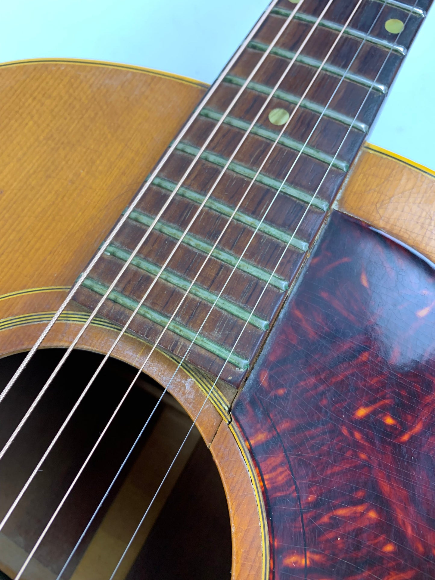 1963 Gibson J-50 ADJ Natural Vintage Acoustic Dreadnought Guitar SOUNDS GREAT!