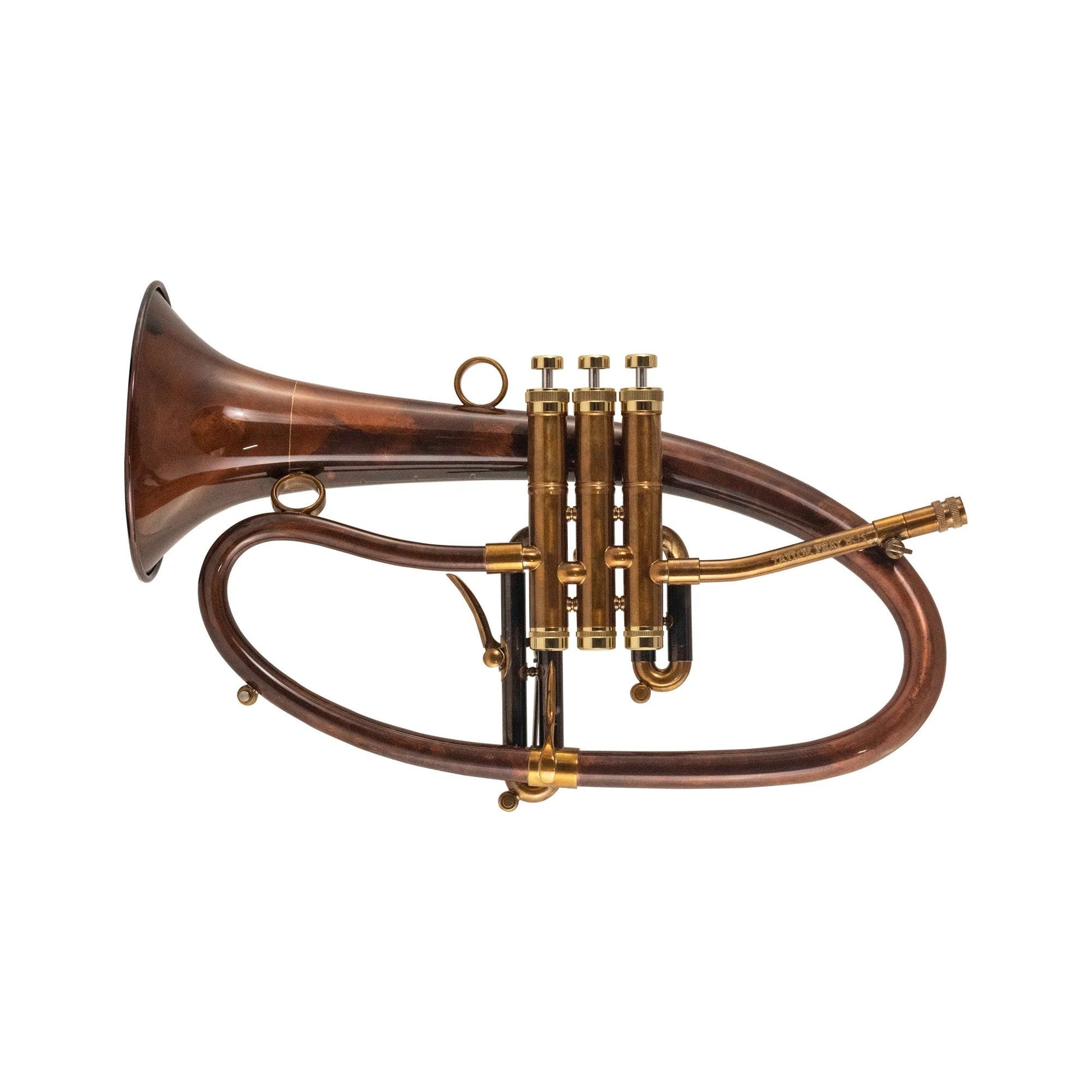 Taylor Phat Boy Bb Flugelhorn - Brushed Copper Bell, Raw Brass - Demo