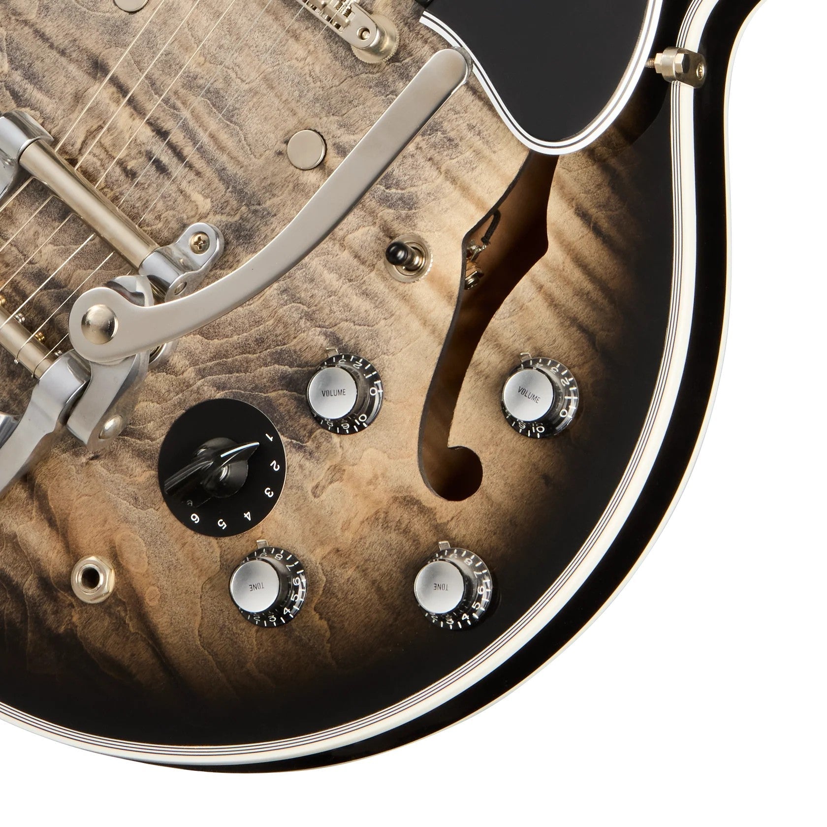Gibson Custom Shop Gary Clark Jr. ES-355 Semi-Hollowbody Electric Guitar VOS - Cobra Burst