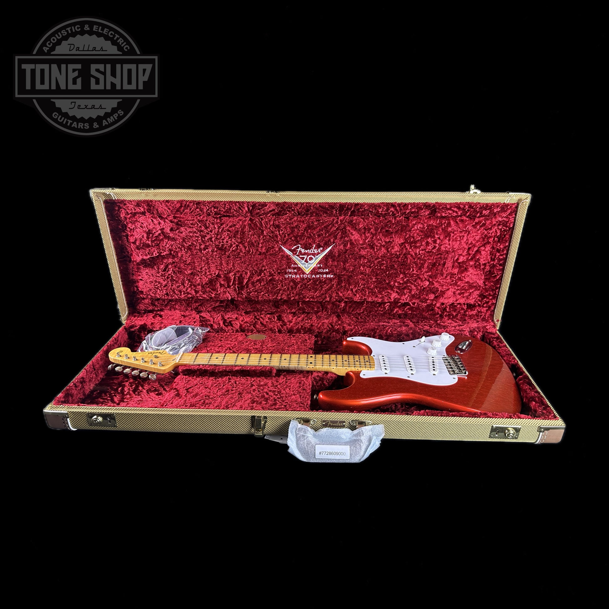 Fender Custom Shop LTD 70th Anniversary 1954 Stratocaster Candy Tangerine w/case
