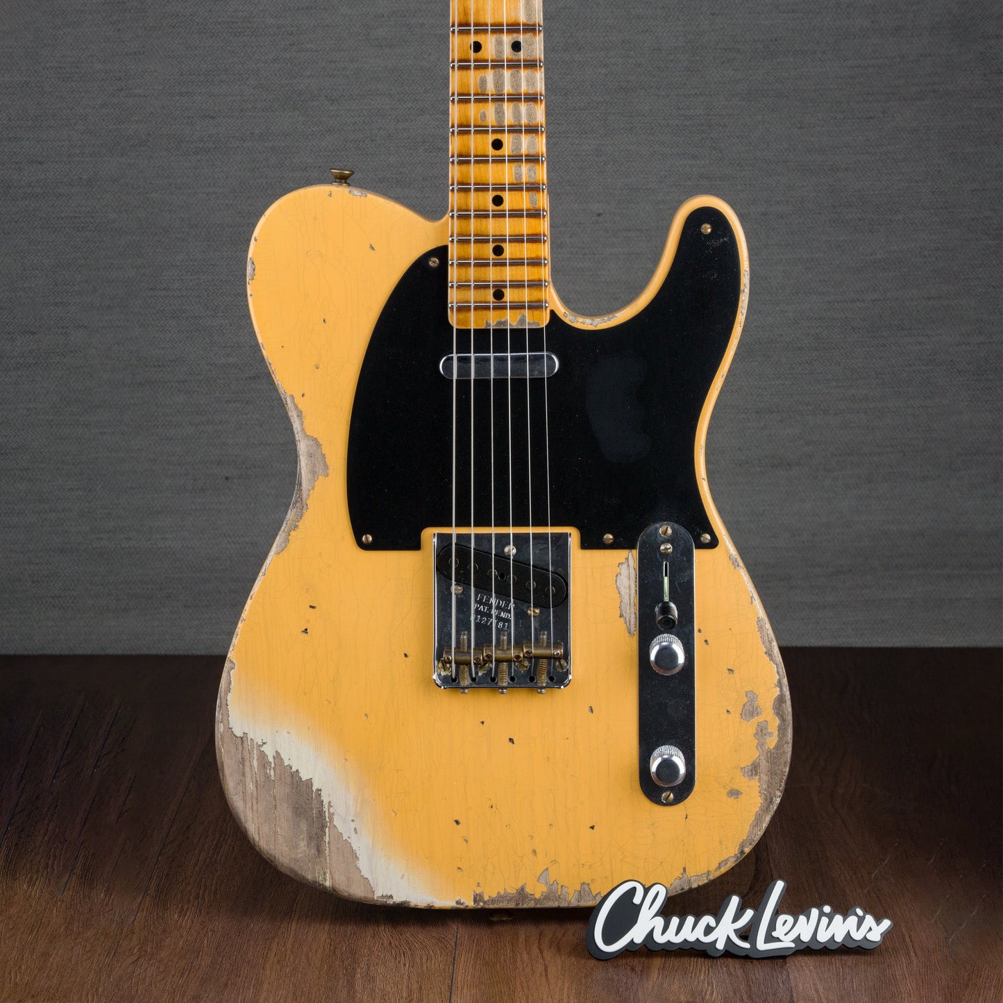 Fender Custom Shop 1950 Double Esquire Heavy Relic Electric Guitar - Aged Nocaster Blonde