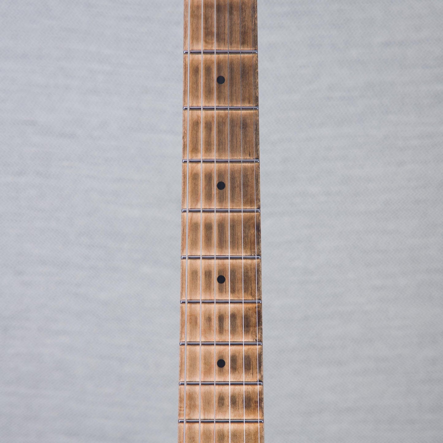 EVH Custom Shop Special Edition Wolfgang Stripes Electric Guitar - White/Black Stripes - #WG17613A