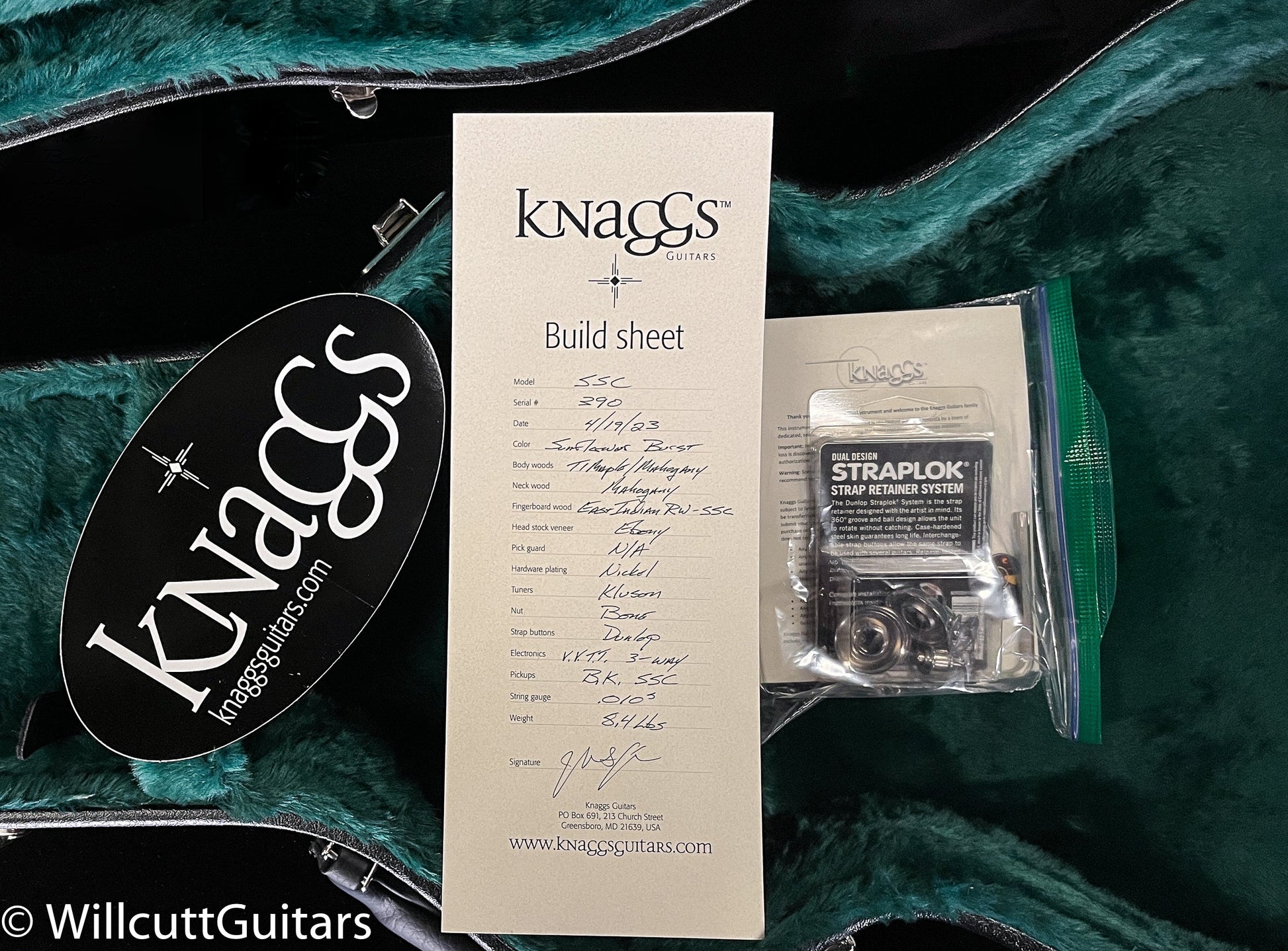 2023 Knaggs Knaggs Steve Stevens SSC Sunflower Burst Tier 1 (390)