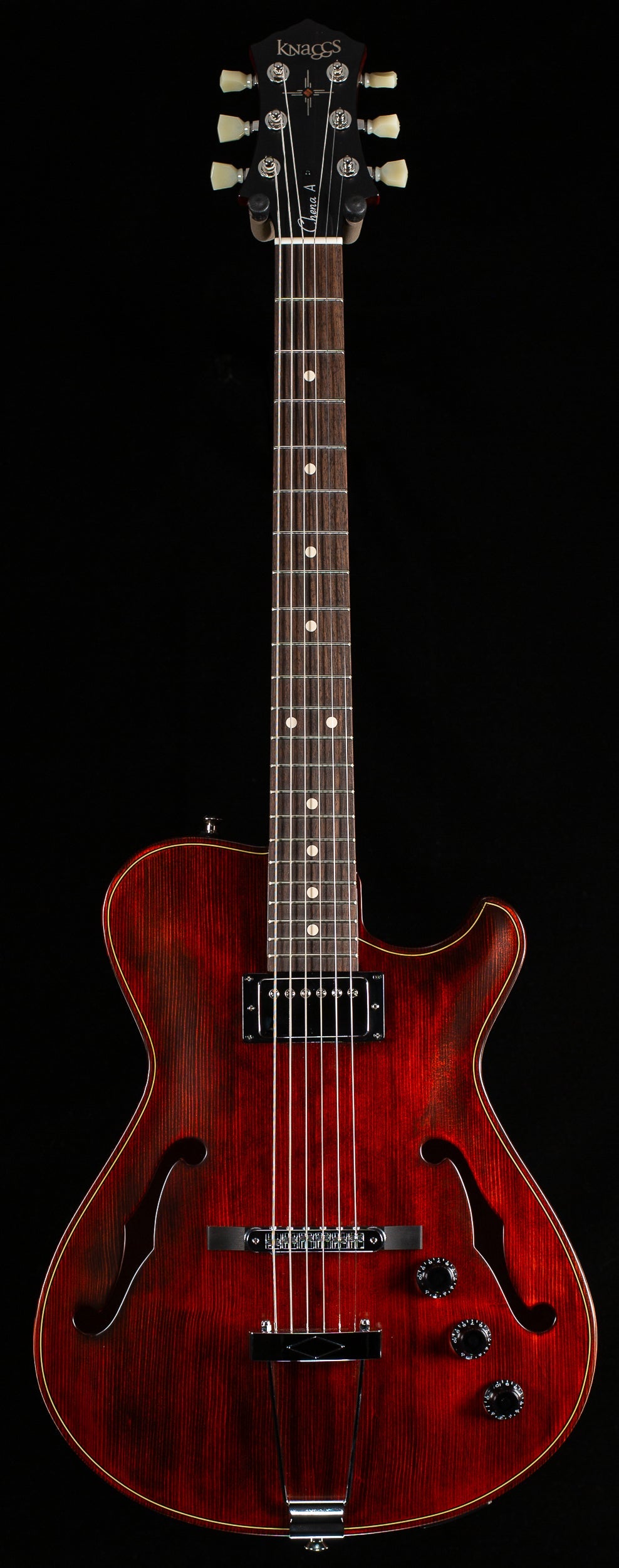 Knaggs Influence Chena A Satin Old Red Violin (393)