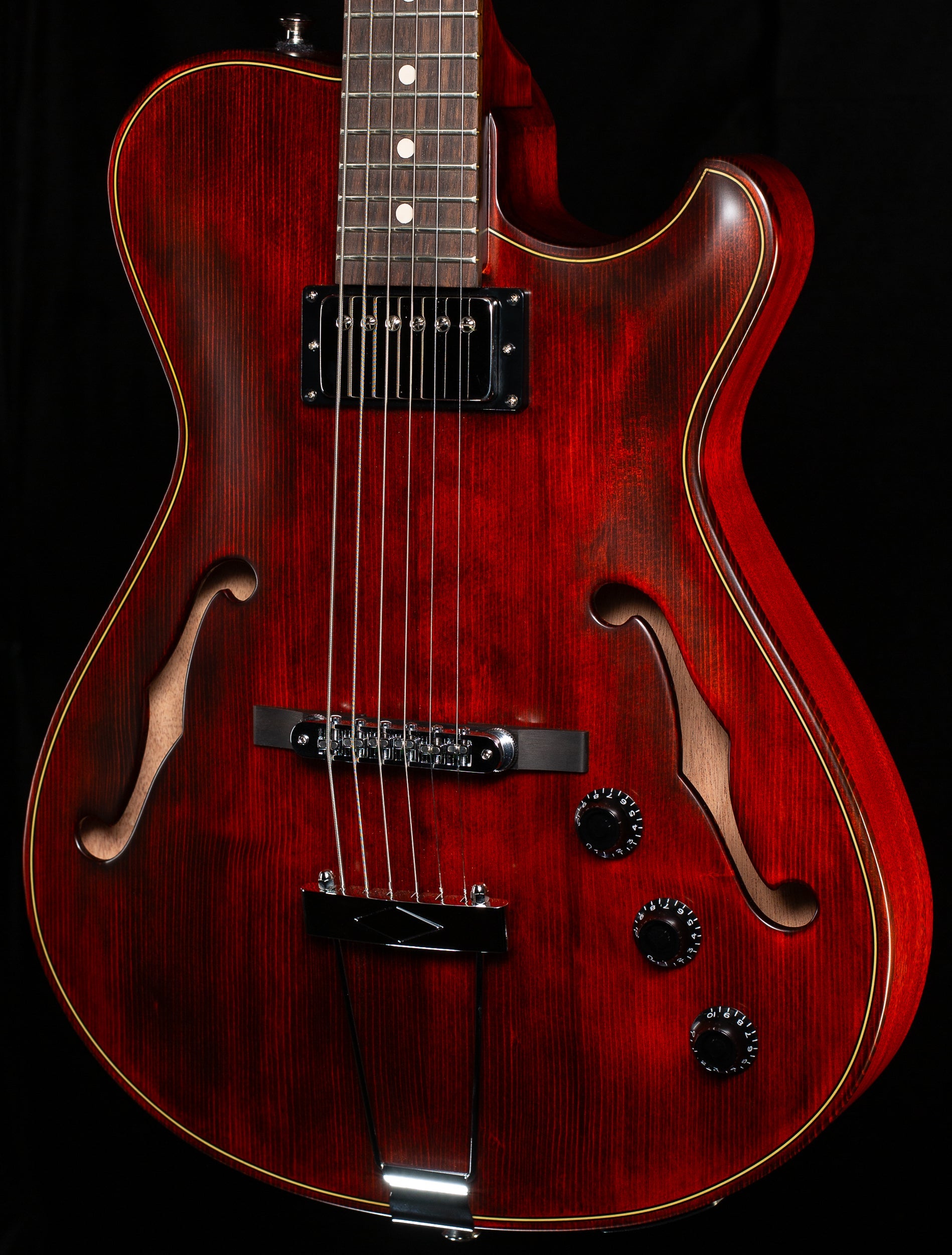 Knaggs Influence Chena A Satin Old Red Violin (393)