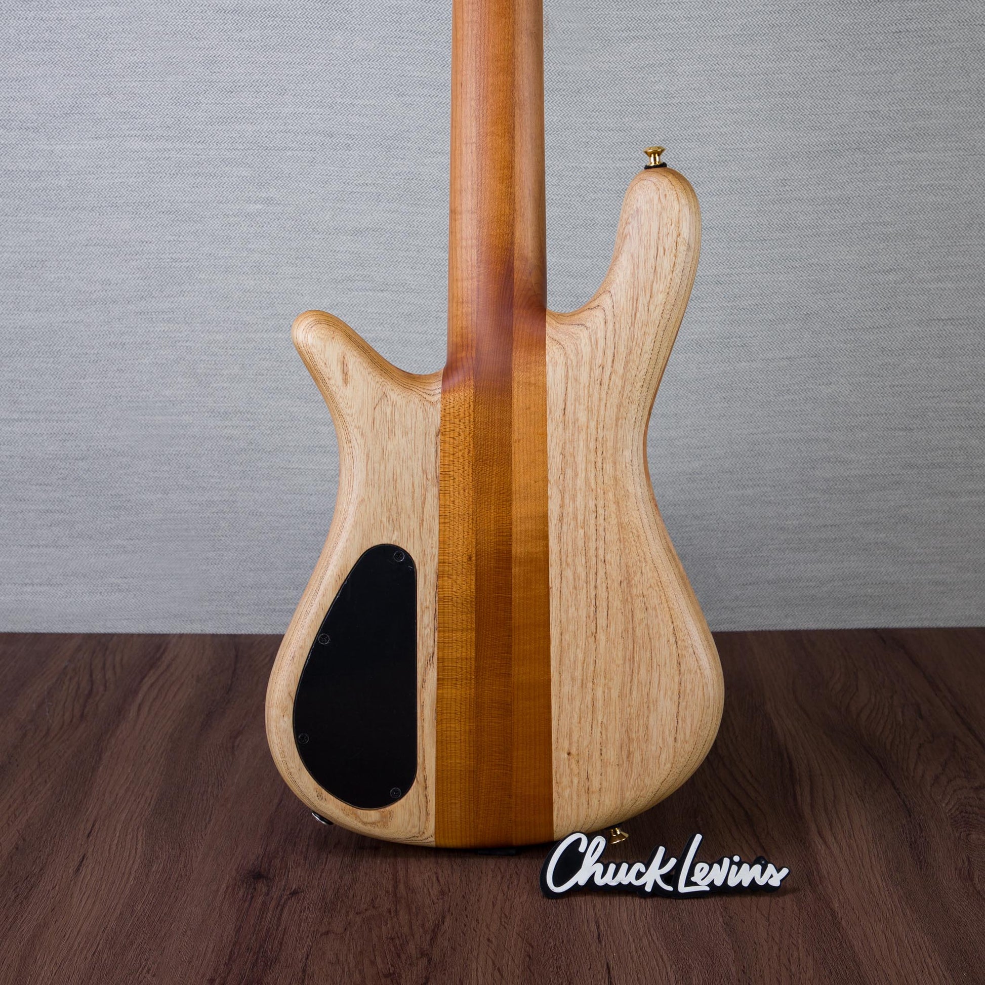 Spector USA Custom NS-5 5-String Electric Bass Guitar - Chestnut Natural - #2224
