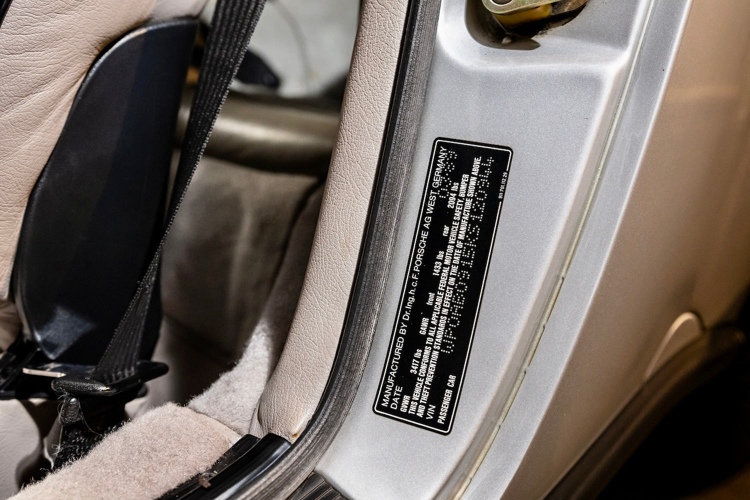 1989 Porsche 911 Carrera "25th Anniversary Edition" Silver Metallic | SOLD