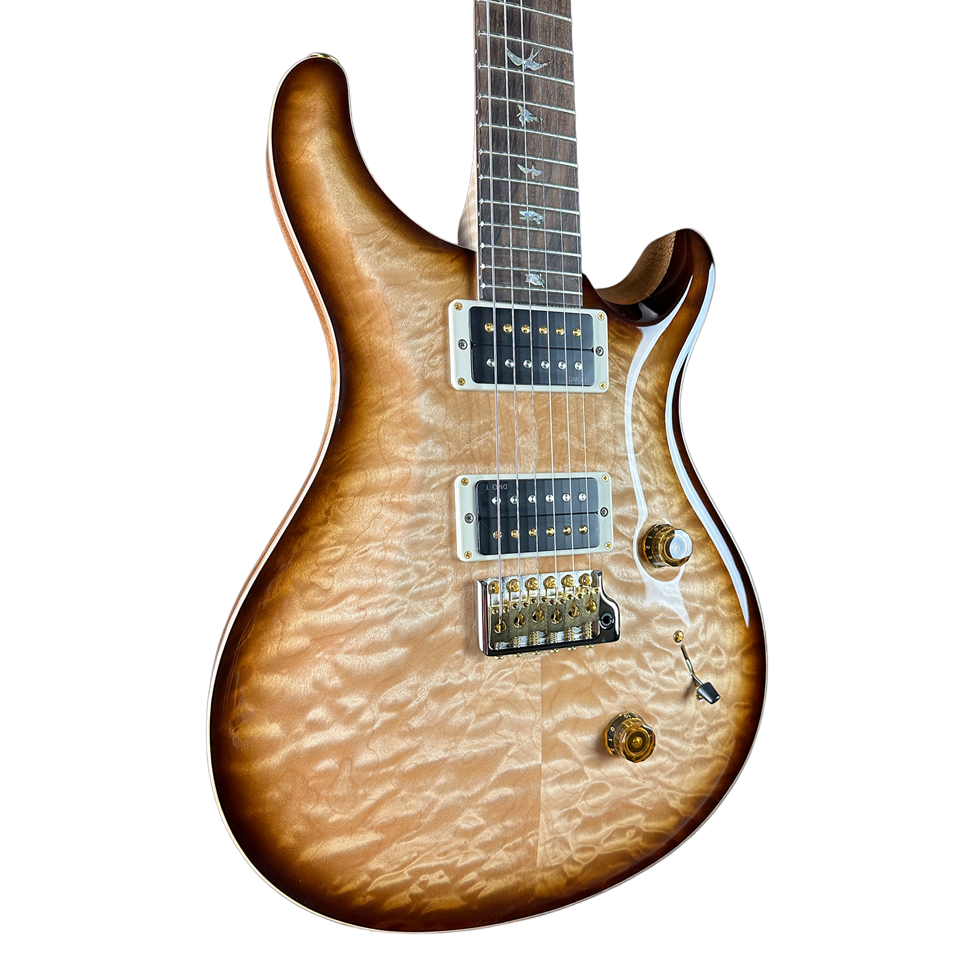 PRS Wood Library Custom 24 Quilt 10 Top Vintage Natural Burst w/case 0406617