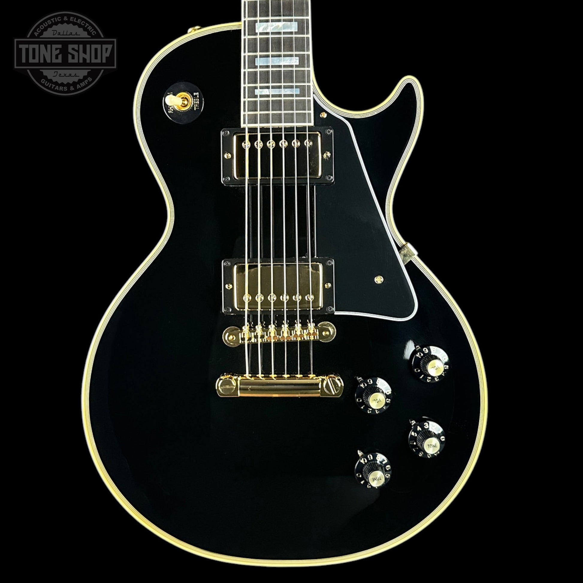 Gibson Custom 1968 Les Paul Custom Reissue Gloss Ebony w/case 602568