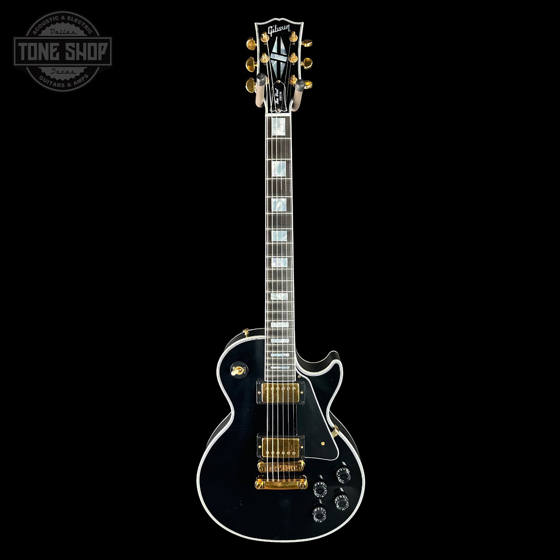 Gibson Custom Dealer Select Les Paul Custom Ebony Ultra Light Aged w/case CS502657