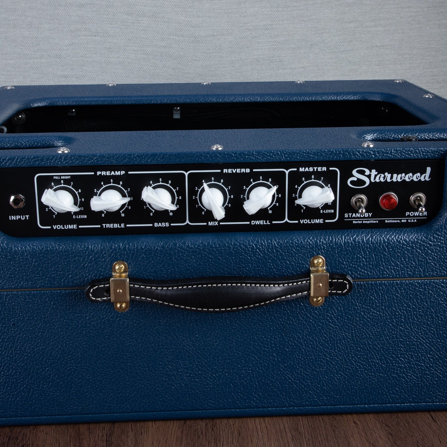 Bartel Starwood 28-Watt 6L6GC 1x12-Inch Combo Amplifier with Boost in Blue Tolex - CHUCKSCLUSIVE 65th Anniversary Edition