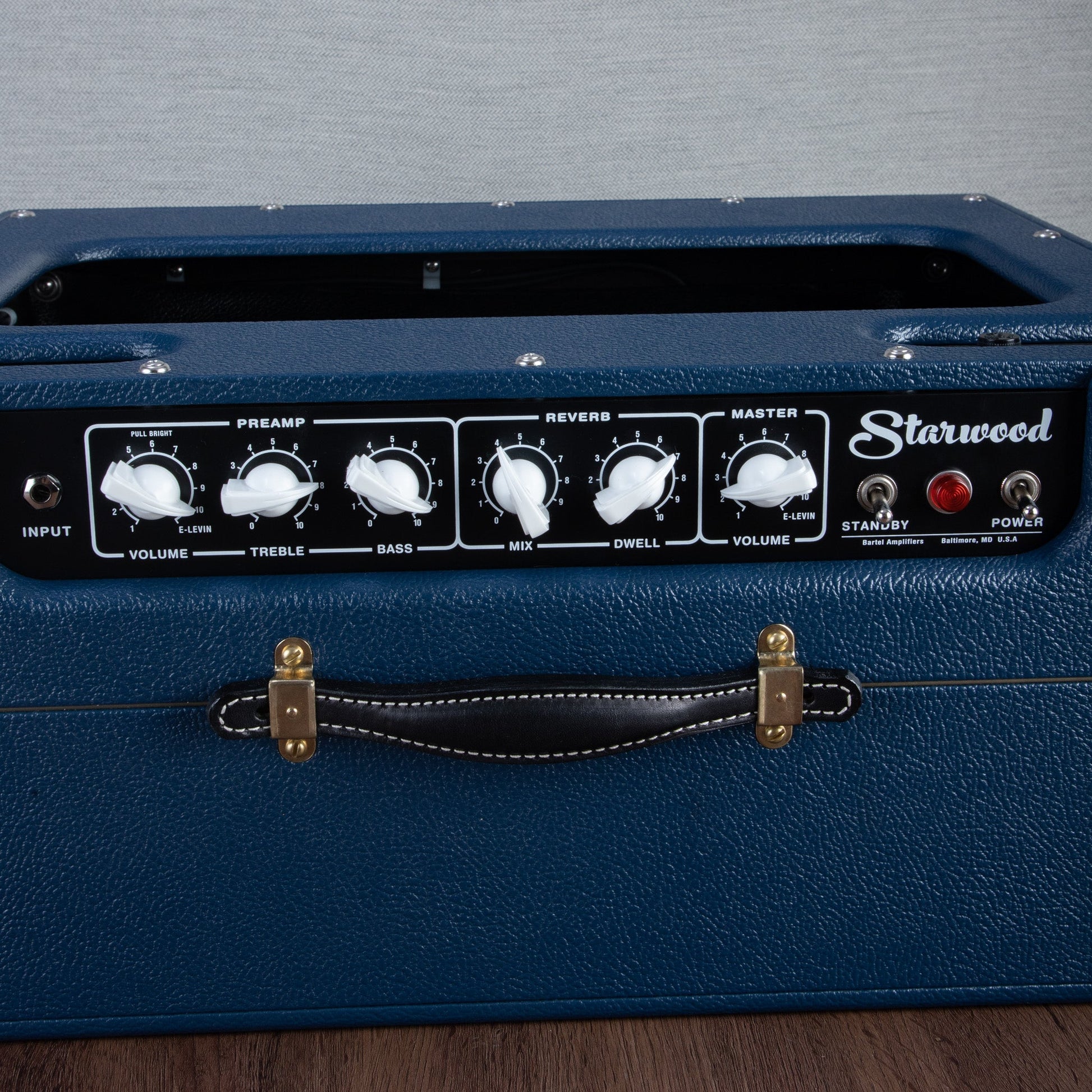 Bartel Starwood 28-Watt 6L6GC 1x12-Inch Combo Amplifier with Boost in Blue Tolex - CHUCKSCLUSIVE 65th Anniversary Edition