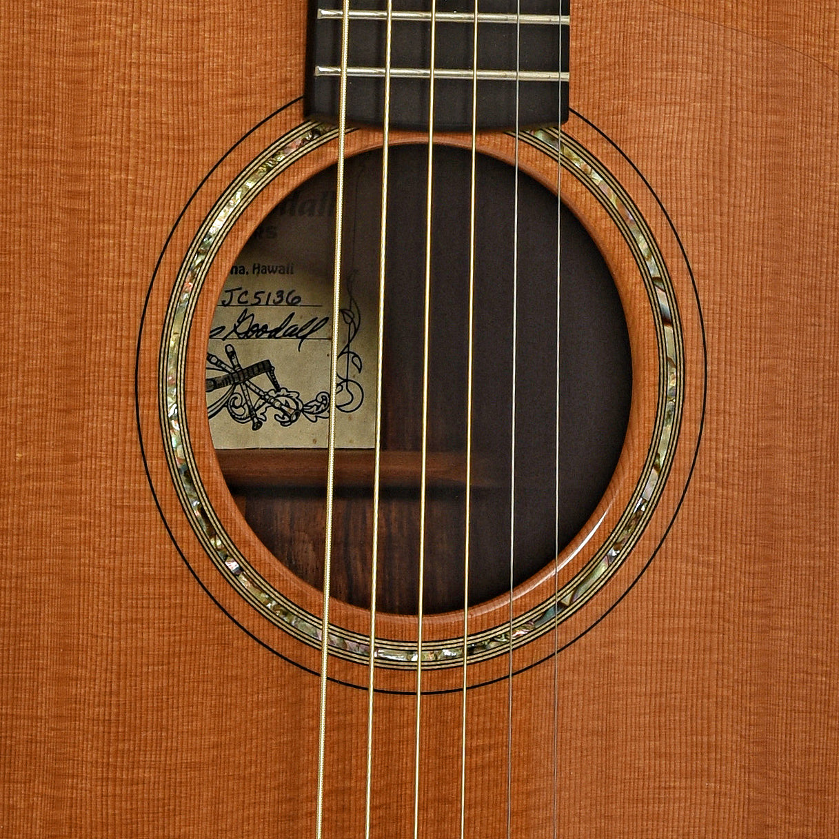 Goodall CCJC Master Sitka / Cocobolo Jumbo Guitar (2007)