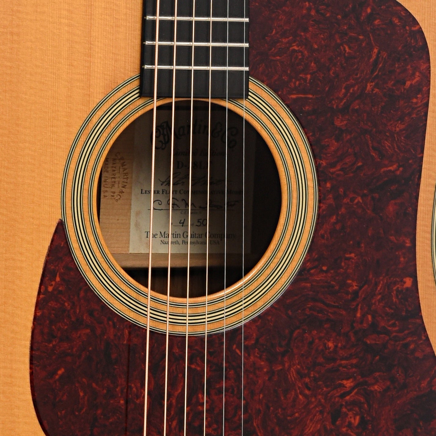 Martin D-28LF Lester Flatt Commemorative Edition Acoustic Guitar (1998)