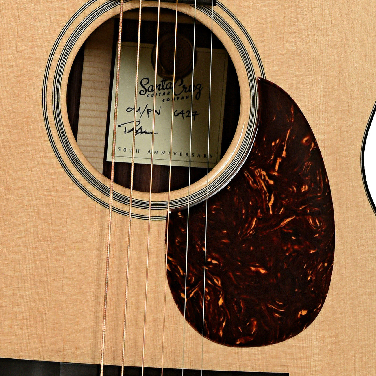 Santa Cruz 50th Anniversary Limited Edition OMPW Acoustic Guitar