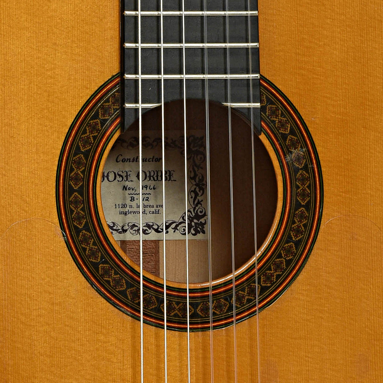Jose Oribe Flamenco Guitar (1966)