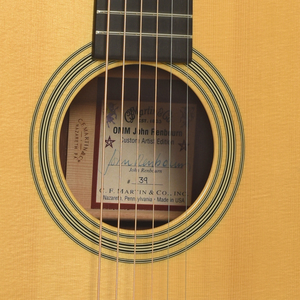 Martin OMM John Renbourn Model Acoustic Guitar (2011)