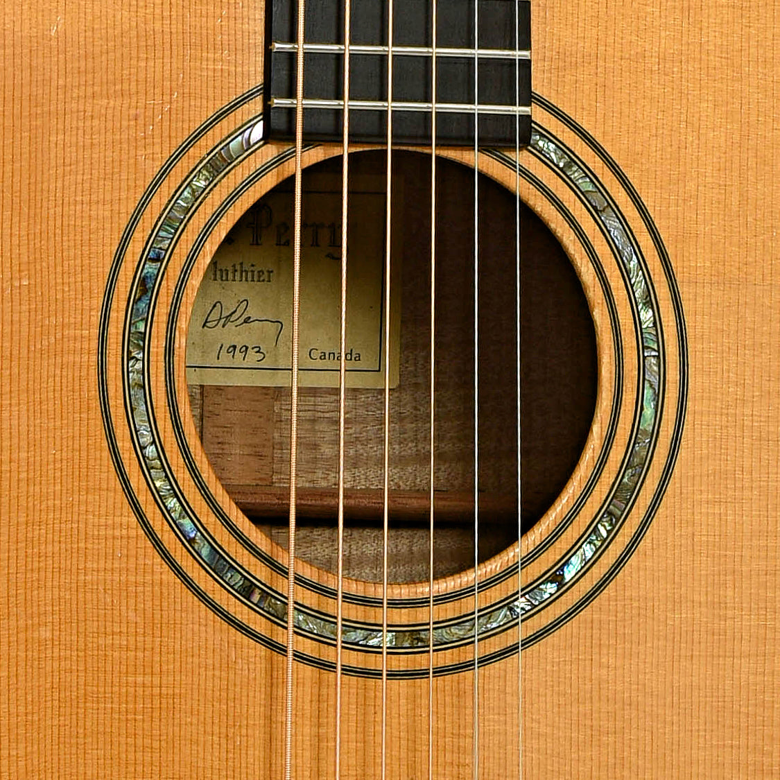 D.B. Perry 00 Maple Acoustic Guitar (1993)
