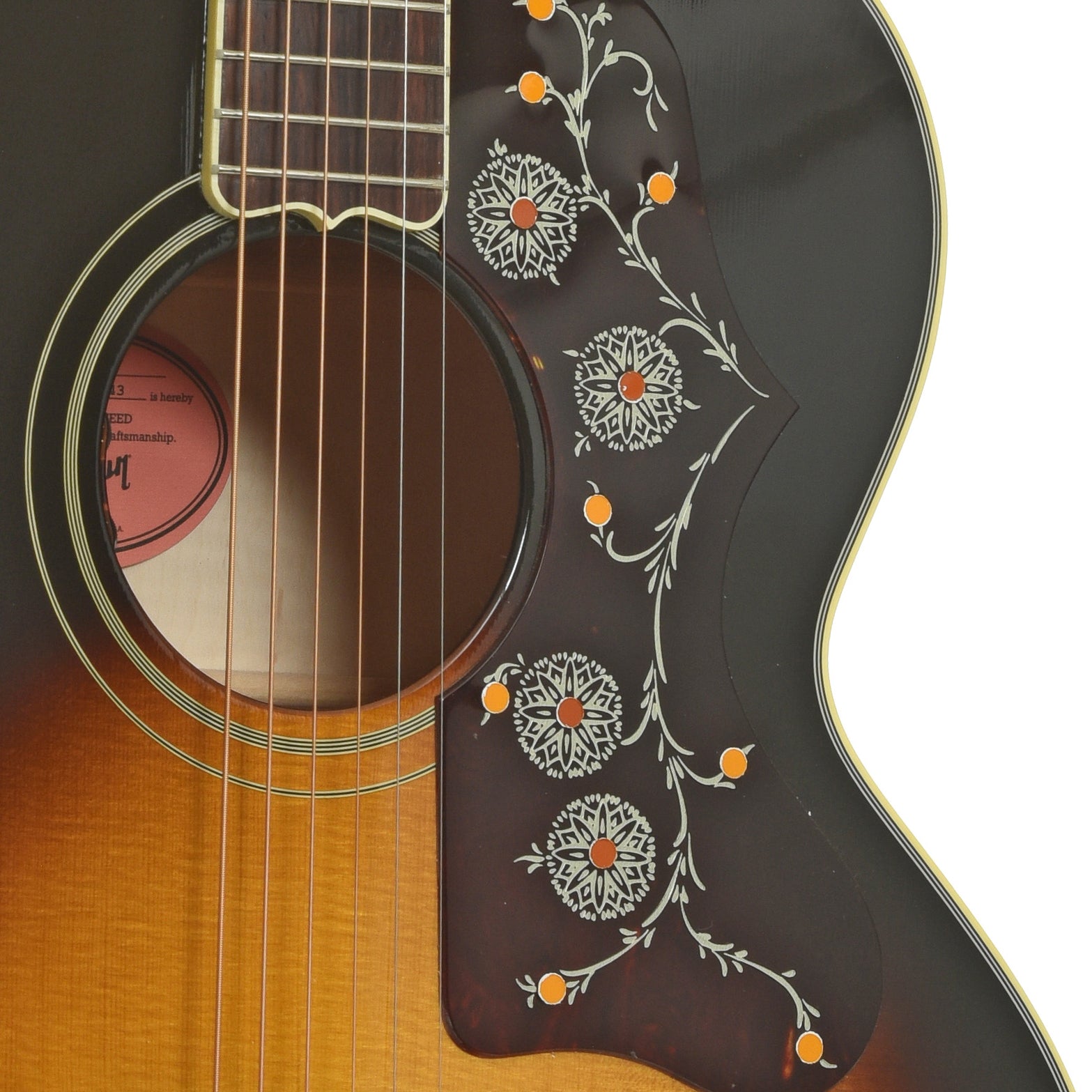 Gibson SJ-200 Original Acoustic Guitar & Case, Vintage Sunburst