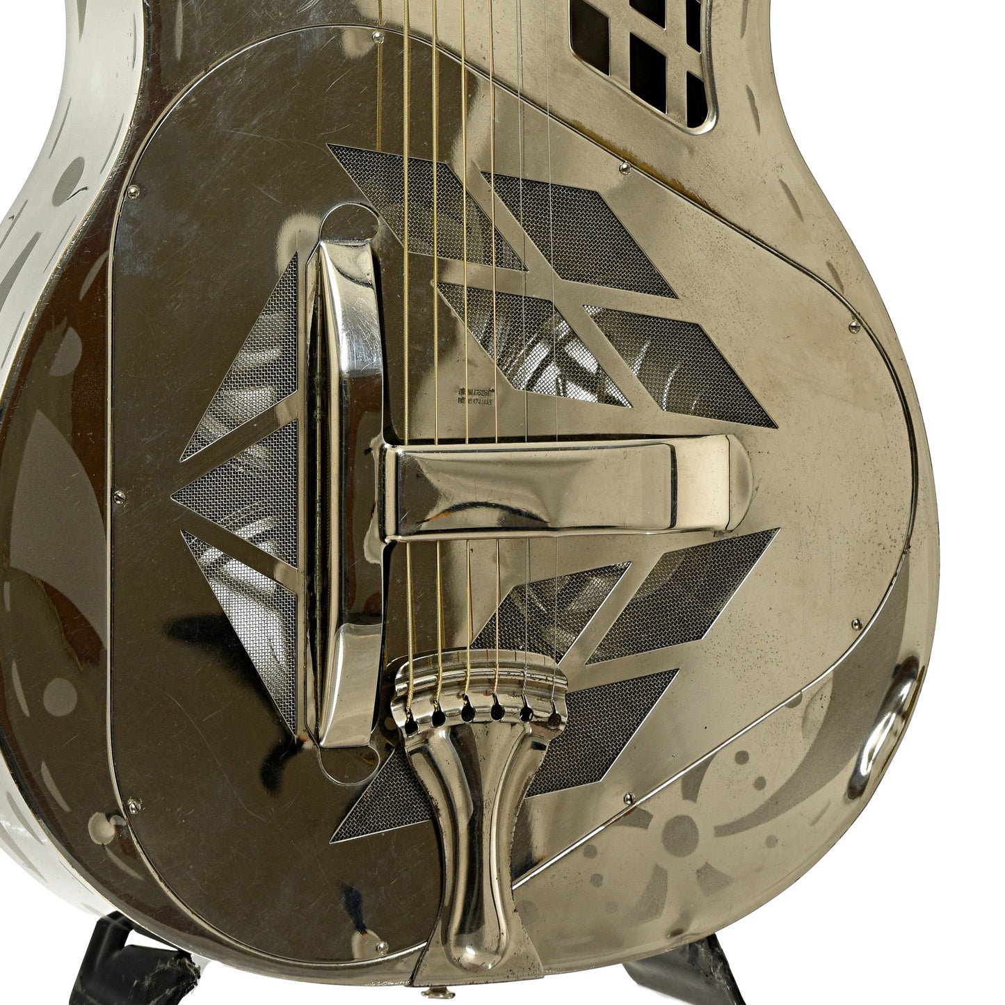 National Tricone Exploding Palm Tree Resonator Guitar (1937)