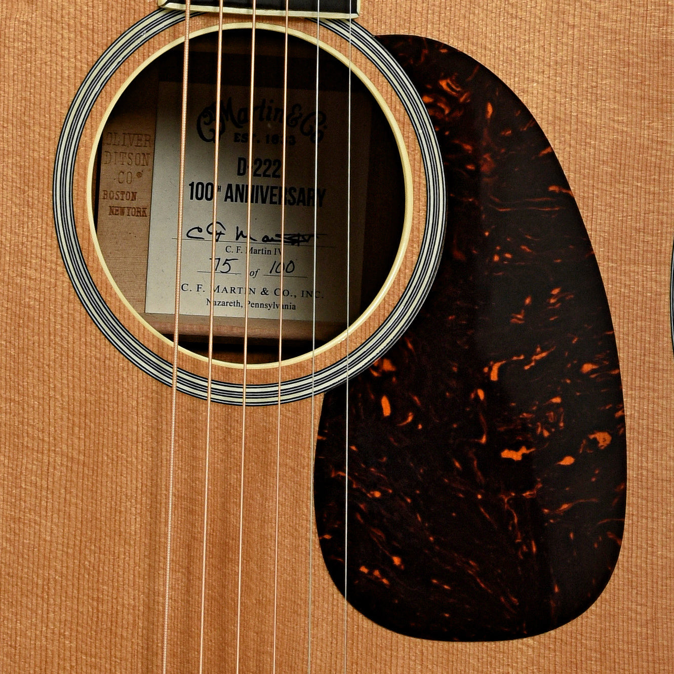 Martin D-222 100th Anniversary Acoustic Guitar (2016)