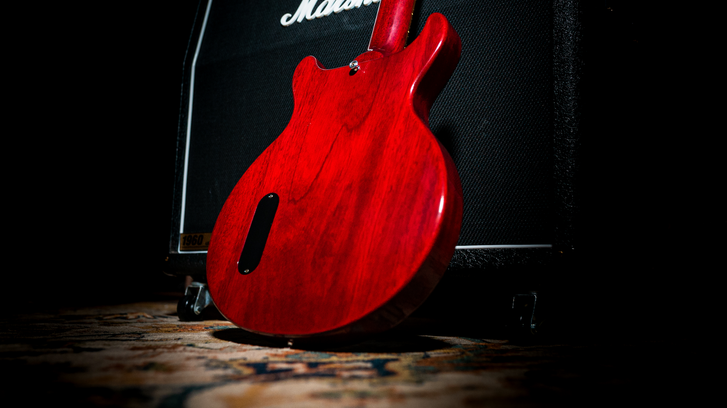 Gibson Custom 1958 Les Paul Junior Double Cut Reissue VOS - Faded Cherry