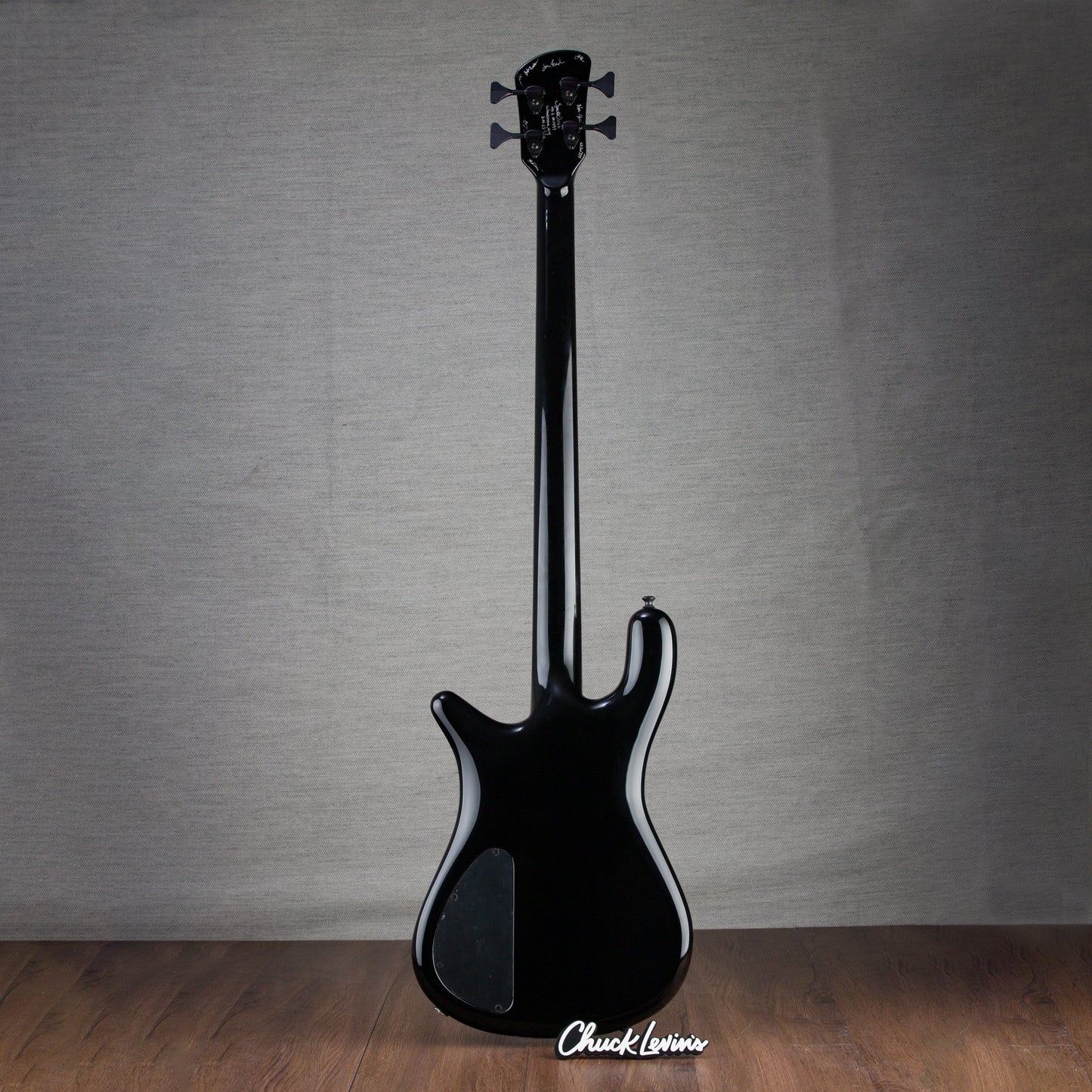Spector USA Custom NS2 Bass Guitar - Black High Gloss - #1497