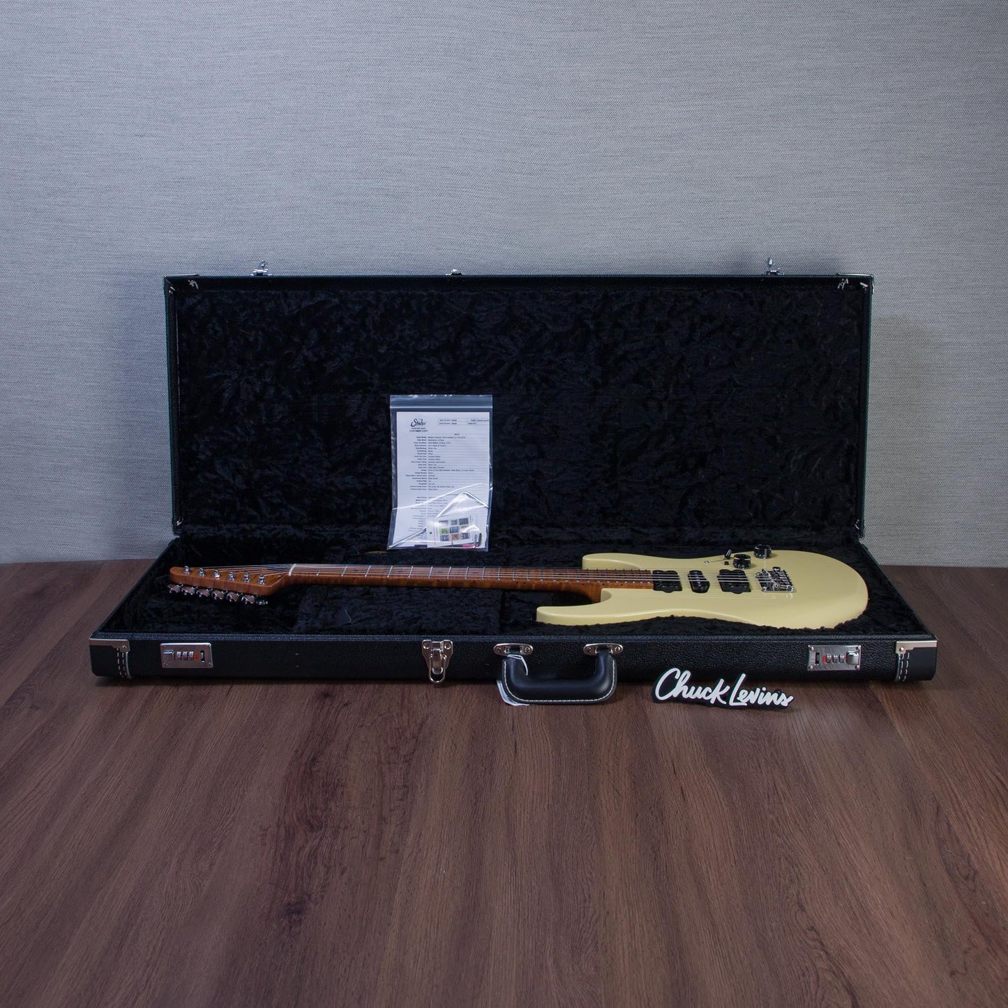 Suhr Limited Edtion Modern Antique Electric Guitar - Vintage Yellow - #89446