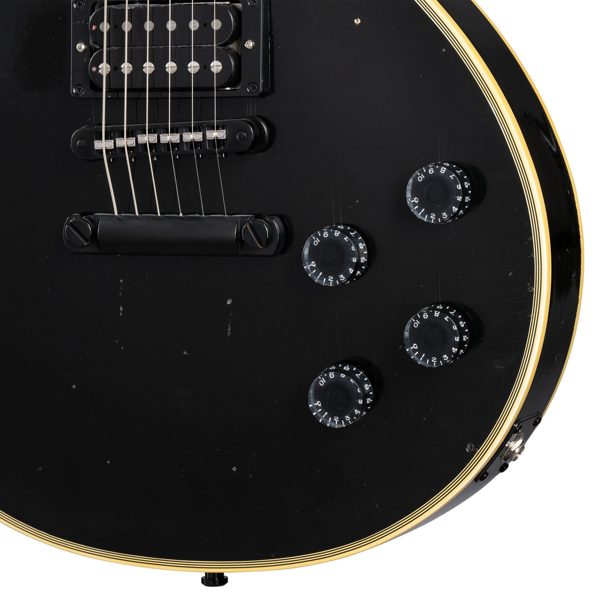 Gibson Kirk Hammett 1989 Les Pual Custom Signature Electric Guitar - Ebony