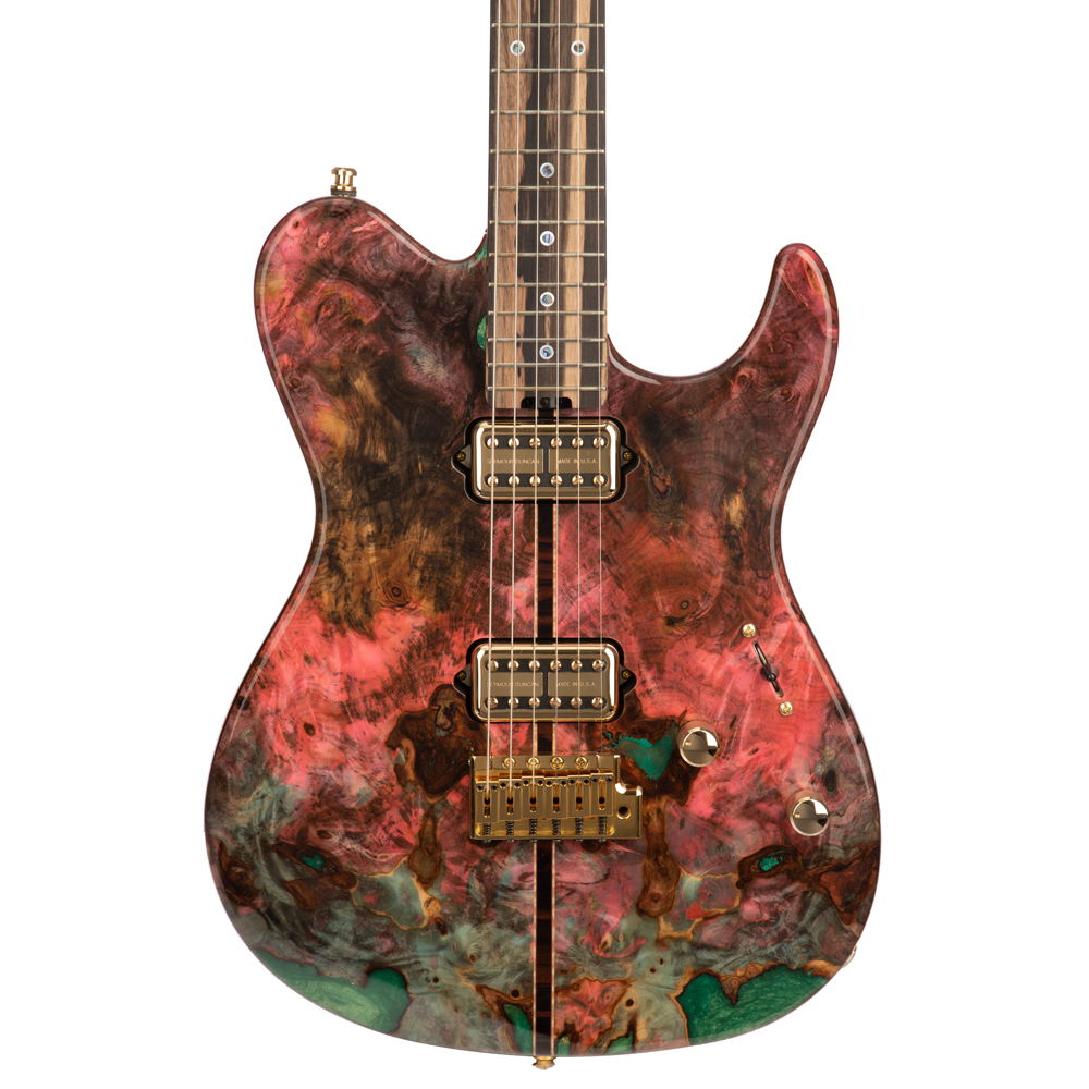 ESP Exhibition Limited Throbber CTM FL Electric Guitar - Natural Amorous Brown