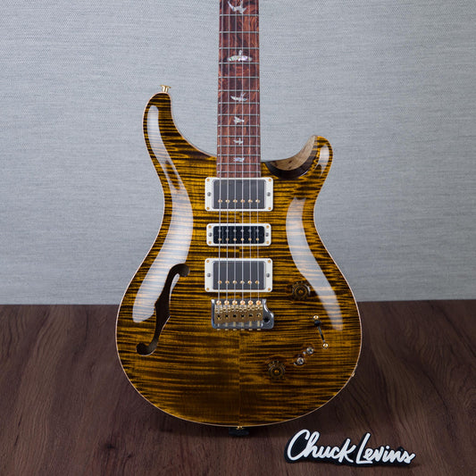 PRS 40th Anniversary Limited Edition Special Sem-Hollow Electric Guitar - Yellow Tiger - #250415097