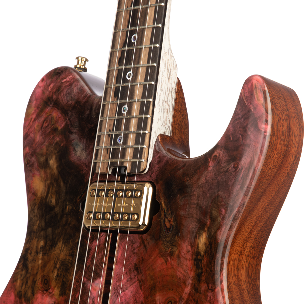 ESP Exhibition Limited Throbber CTM FL Electric Guitar - Natural Amorous Brown