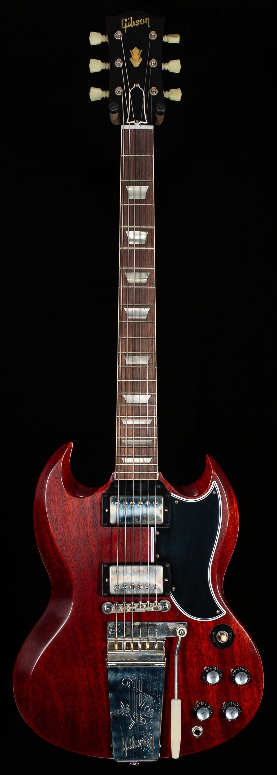 Gibson Custom Shop 1964 SG Standard Reissue Maestro Vibrola VOS Cherry Red (104)