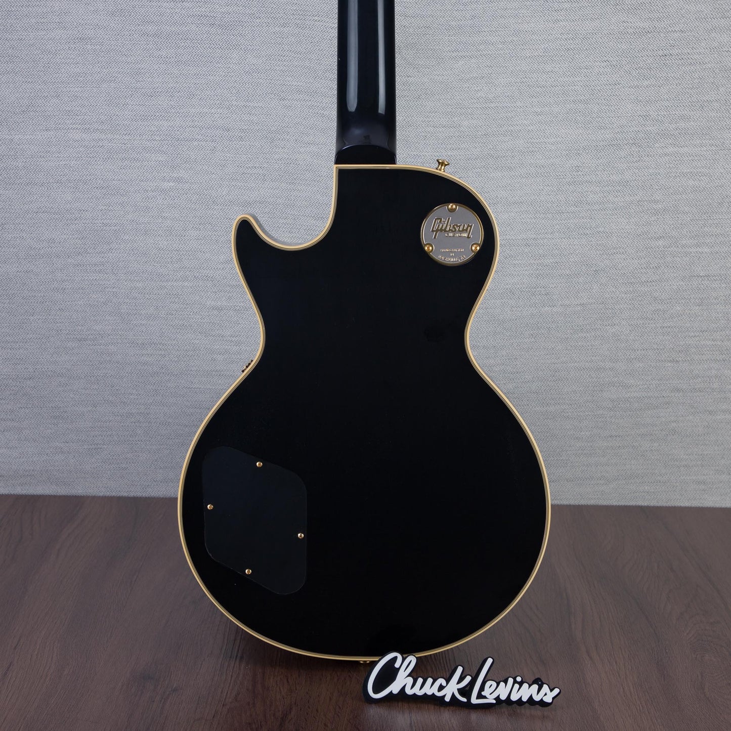 Gibson Custom Shop 1954 Les Paul Custom Reissue Electric Guitar VOS - Ebony - #45356