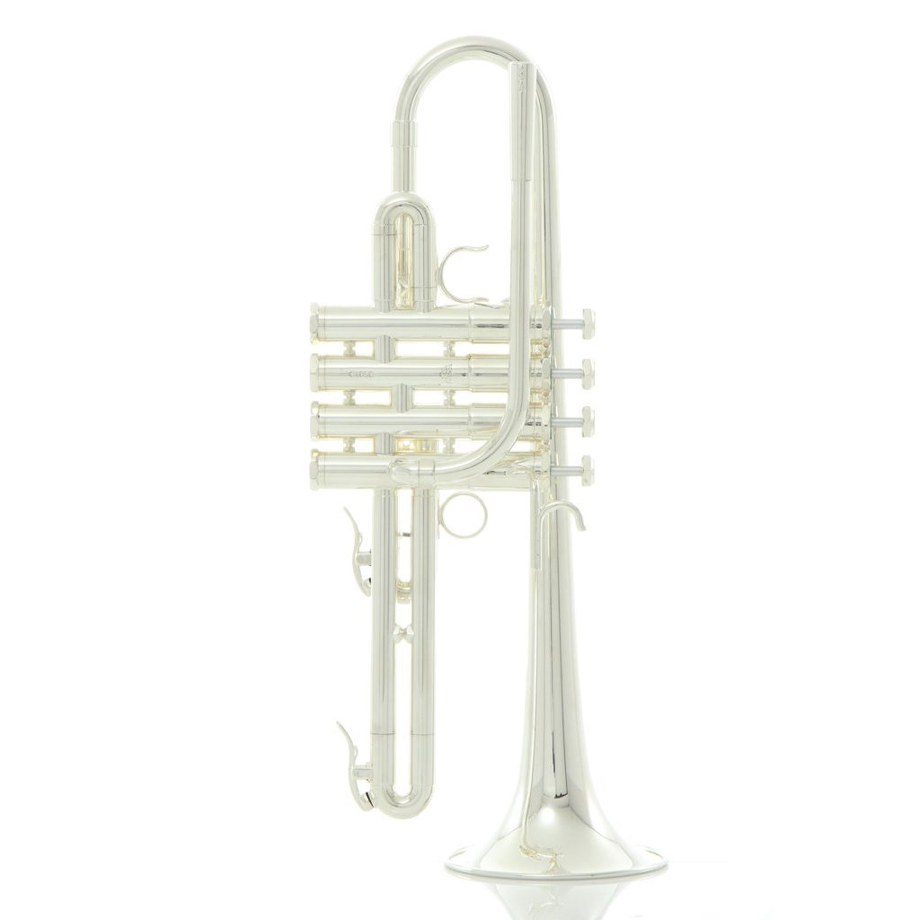 Schilke E3L-4 Yellow Brass Tuning Bell Eb Trumpet - Silver Plated