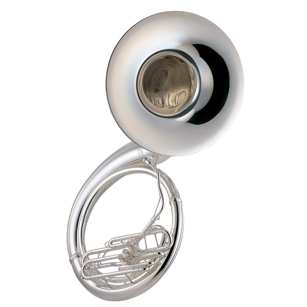 Yamaha YSH-411S Brass BBb Sousaphone - Silver Plated
