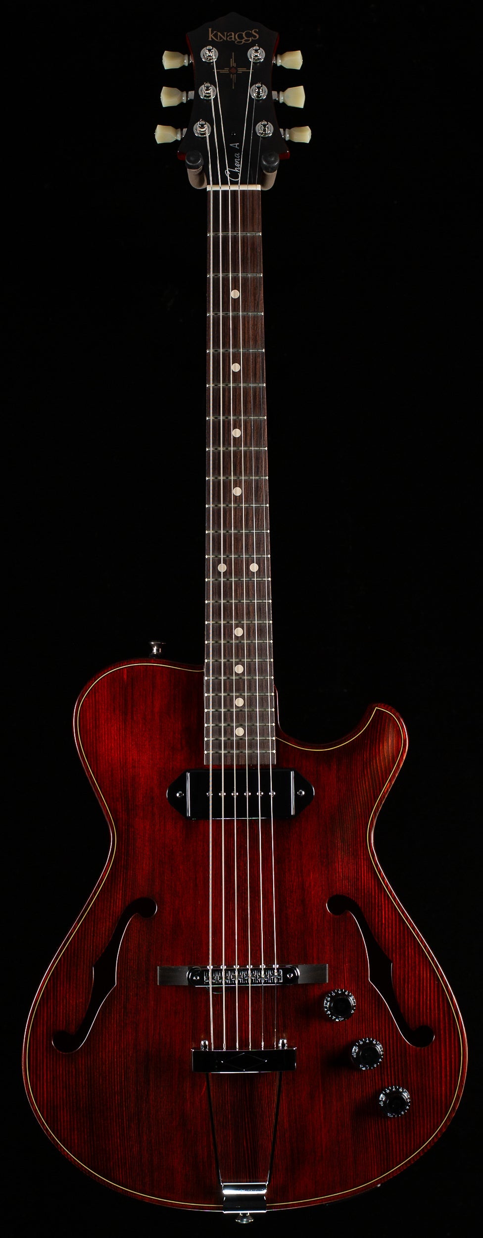 Knaggs Influence Chena A Old Red Violin P90/Piezo (412)